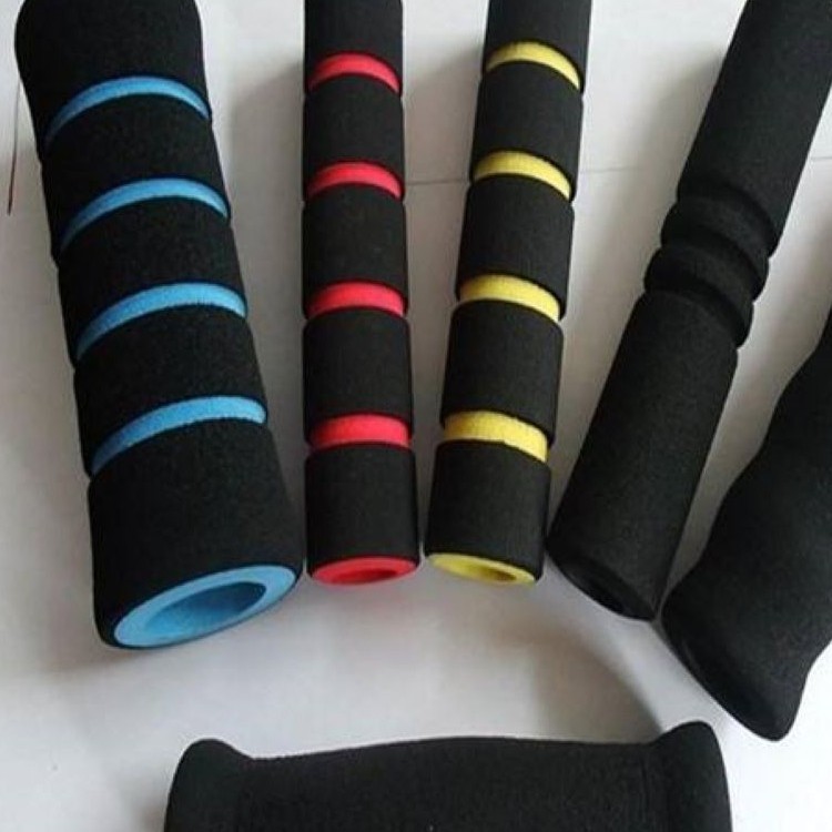 Factory Direct Sales Bicycle Wear-Resistant Sponge Tube Handlebar Rubber Plastic Handle Cover Shockproof Nbr Fishing Handlebar Protective Cover