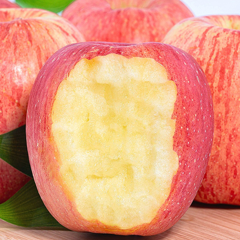 Yantai Red Fuji Apple Fresh Fruit Seasonal Whole Box Gift Box Qixia Rock Candy Heart Ugly Apple Straight from Origin