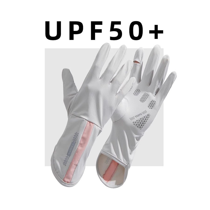Летние перчатки для вождения защиты от солнца женские анти-УФ противоскользящие