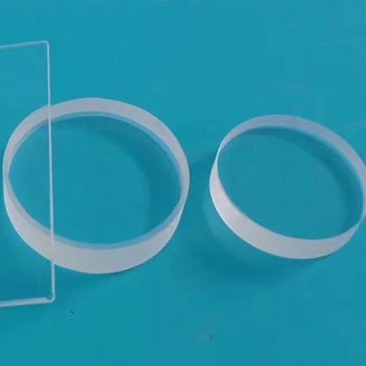 Quartz Window Glass Transparent Quartz Sight Glass High Temperature Resistant Quartz Observation Window Transparent Optical Quartz Sheet Uv Lamp