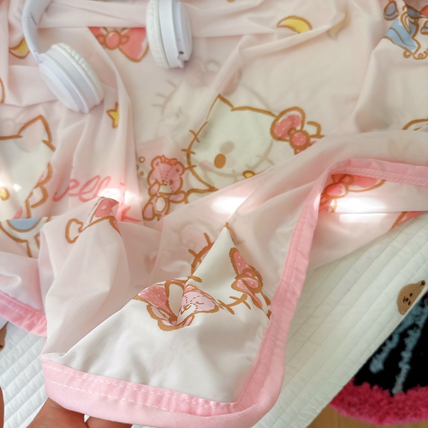 Sanrio Baby Fiber Cooling Blanket Baby Child Car Cover Blanket Children's Blanket Baby Air Conditioning Blanket