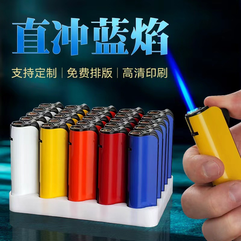 Оптовая аэрированная металлическая ветрозащитная зажигалка кастомная реклама креативные матовые зажигалки