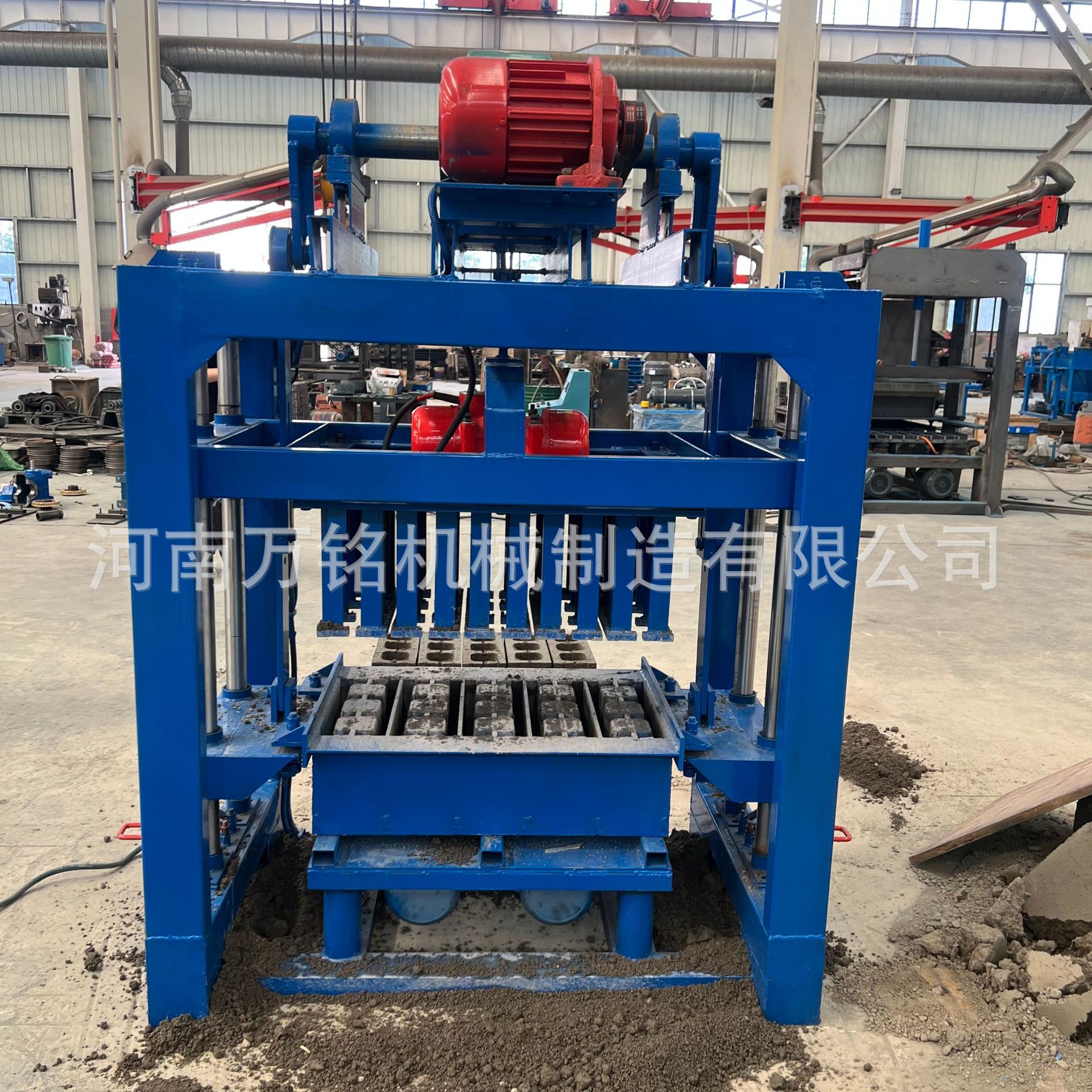 Export Africa 4-40 Concrete Cement Hollow Block Manufacturing Machine Cement Block Paving Machine No-Burning Brick Machine