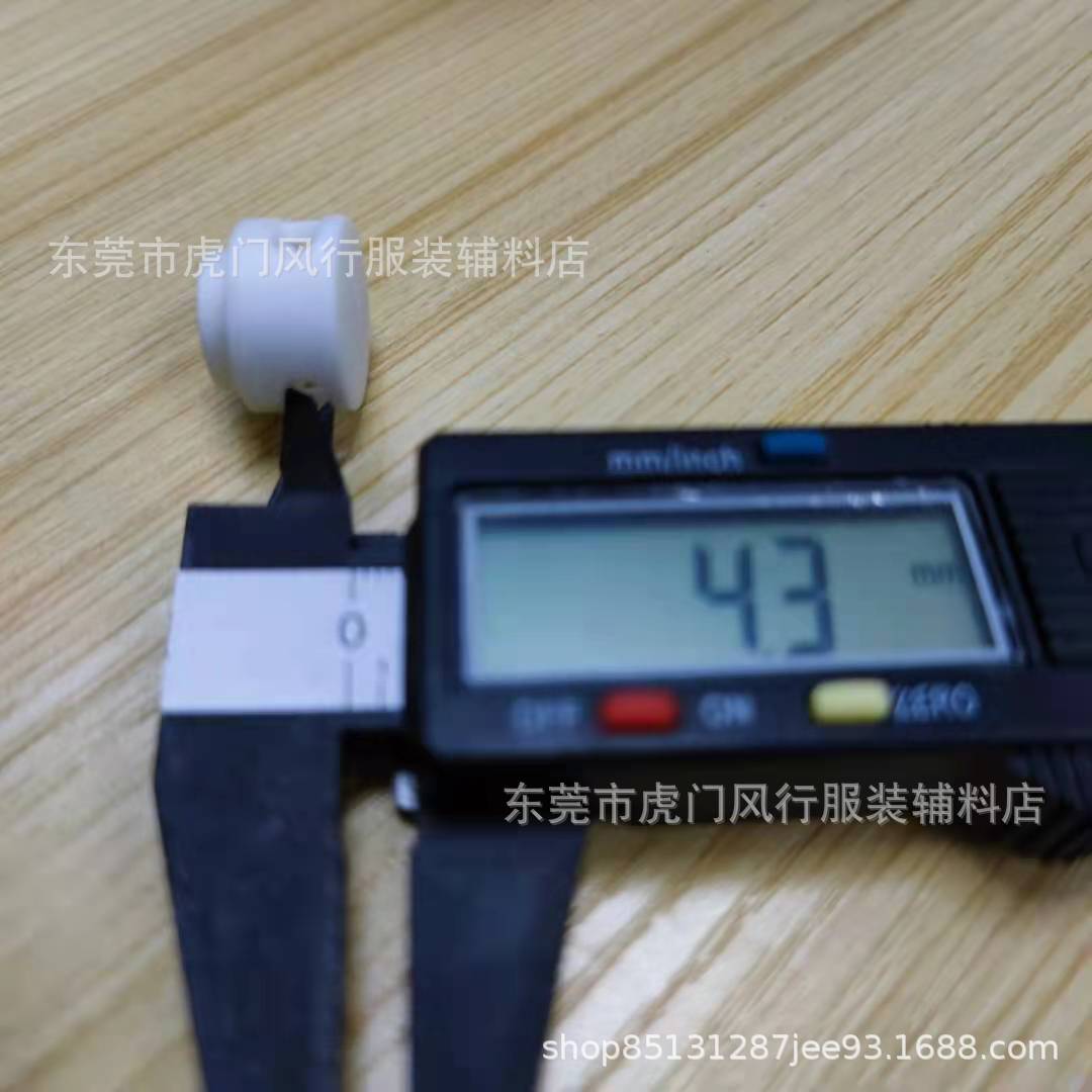 [in stock supply] double hole plastic white mine spring buckle round plastic rope buckle luggage clothing buckle