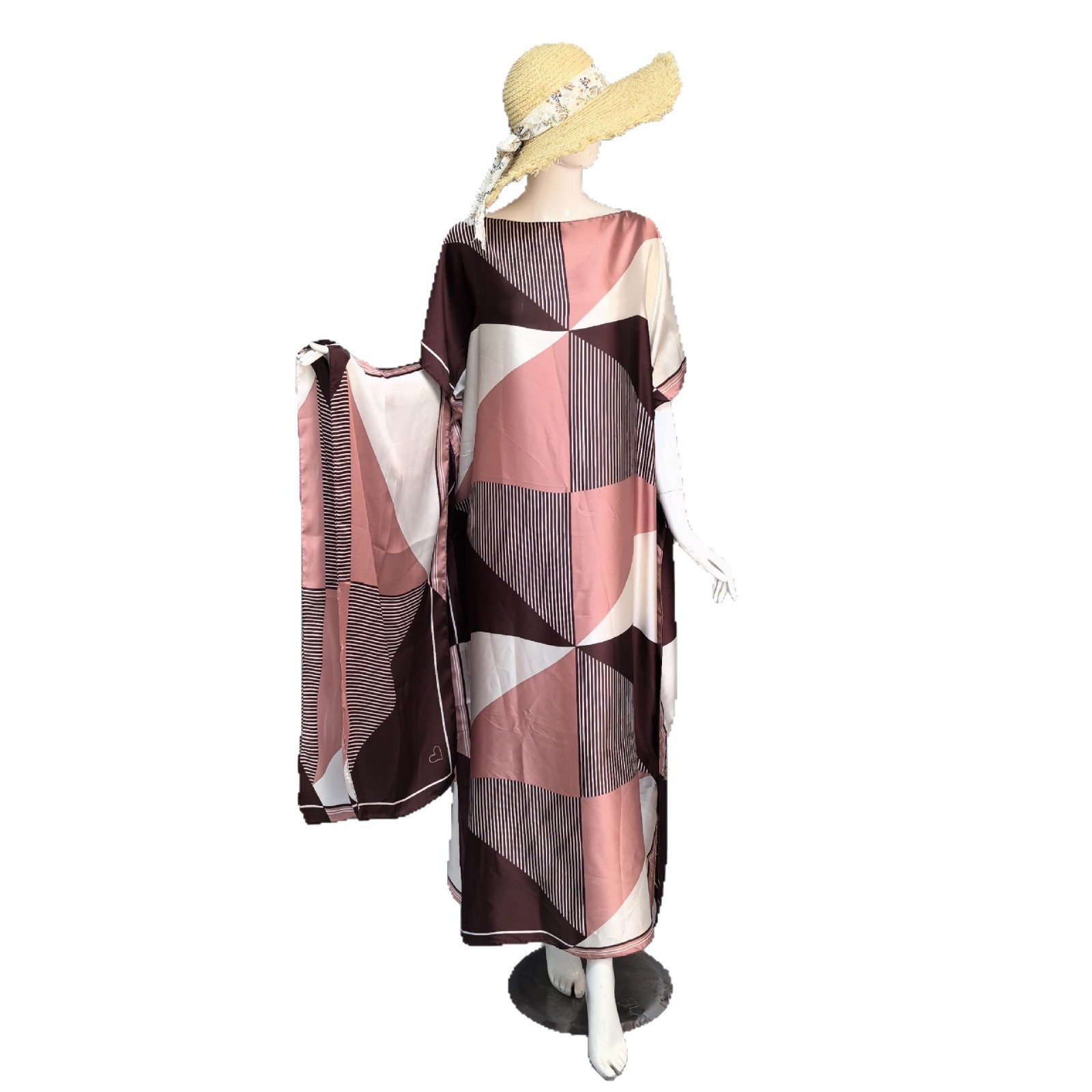 Cross Border Hot African Big Robe Muslim Long Dress abaya Middle East Clothing silk kaftan Source Factory