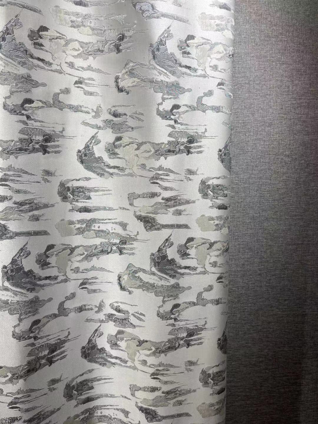 New Entry Luxury Finished Curtain Customized High Temperature Shaped Perforated Korean Pleated Lifting Hook Size Customized on Demand