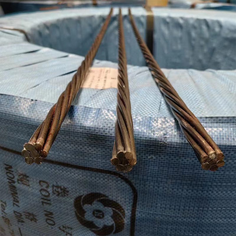 Steel Strand 15.2 Slow Bonding Steel Strand Galvanized Steel Strand Mine Anchor Rod Anchor Cable Prestressed Steel Strand