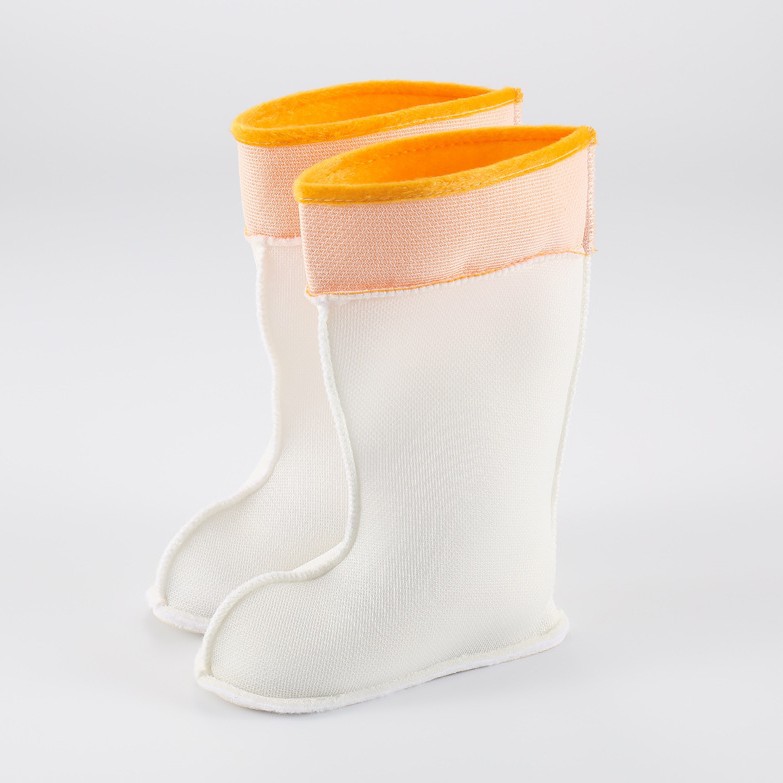 Children's rain boots liner warm cotton set rain boots liner plus velvet matching cute little hedgehog rain shoes for distribution