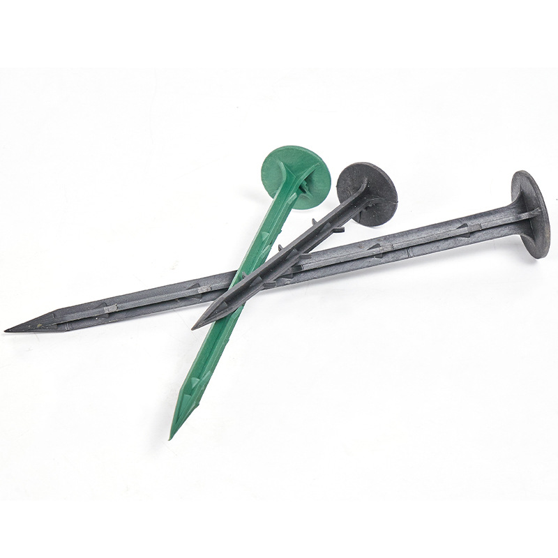 Plastic ground nail anti-grass cloth gardening field tent barbed ground nail factory direct supply anti-grass cloth plastic ground nail