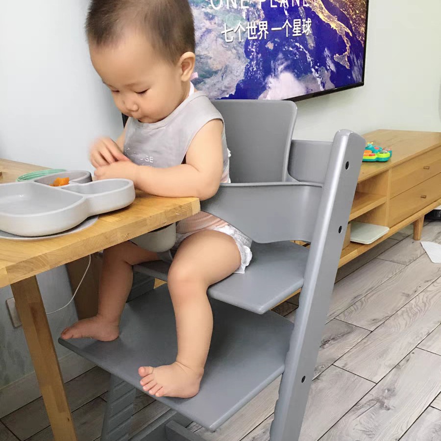 Детский обеденный стул из бука, многофункциональный подъемный ростовой стул, учебный стул, домашний стул в наличии