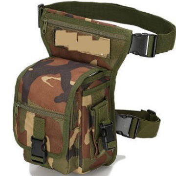 Amazon Cross-Border Outdoor Multi-Functional Leg Bag Tactical Leg Bag Tactical Waist Bag Military Fan Cycling Leg Bag Waterproof Fan