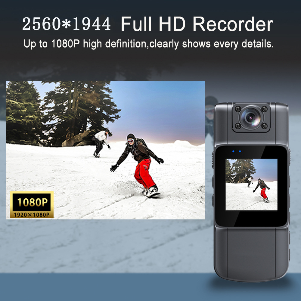 2kwifi/1080p portable back clip camera infrared camera HD night vision law enforcement recorder L11