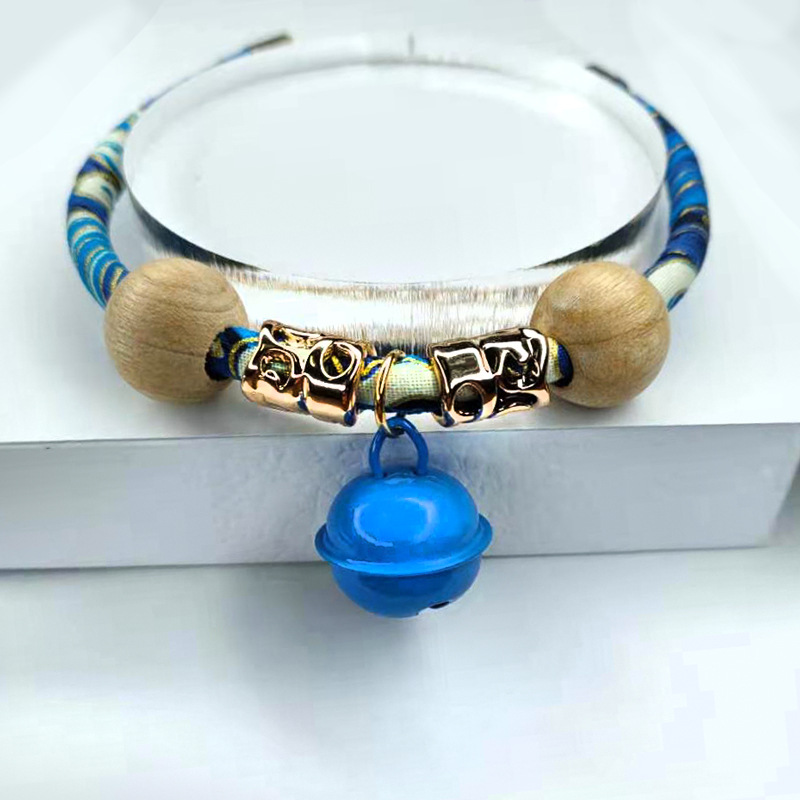 Pet Flea Removal Lice Insect Repellent Collar Cat Necklace Cat Supplies Bell Collar Adjustable Anti-Flea Collar Neck Collar