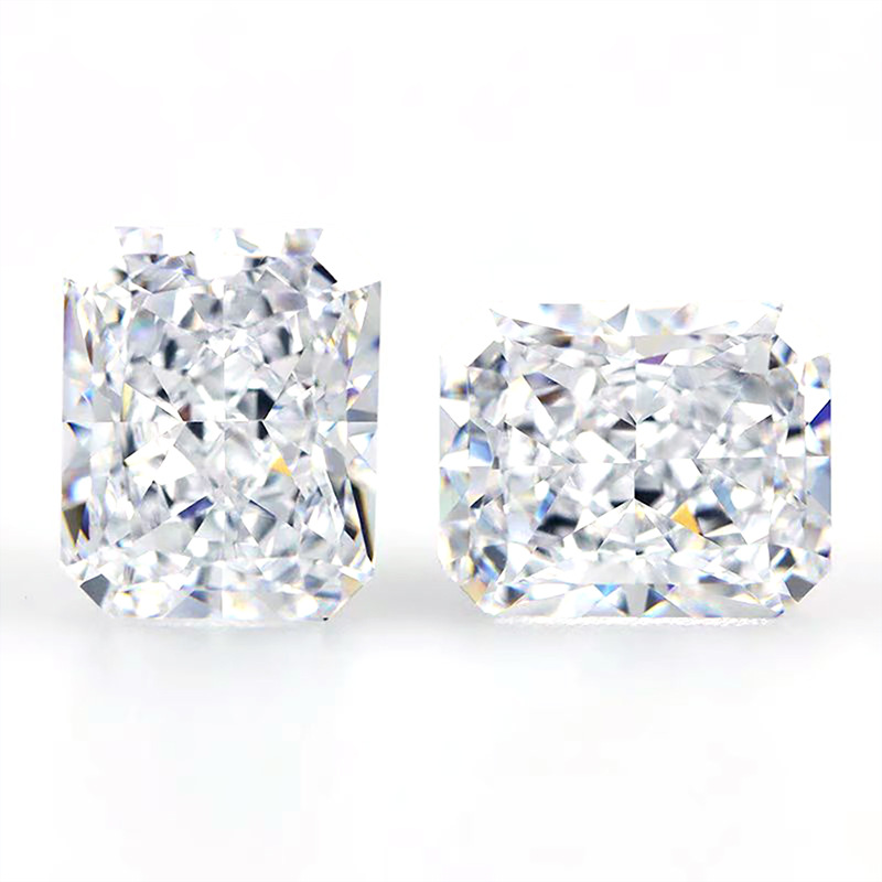 Aocai Baoshi White Diamond Vvs High Quality Lab Grown Diamond Radiant Cut Igi Certificate Loose Diamond