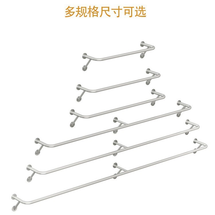 Wall-Mounted Stainless Steel Clothes Hanger Children's Clothing Display Rack Women's Clothing Store Shelf Creative Clothing Store Display Rack Display Props