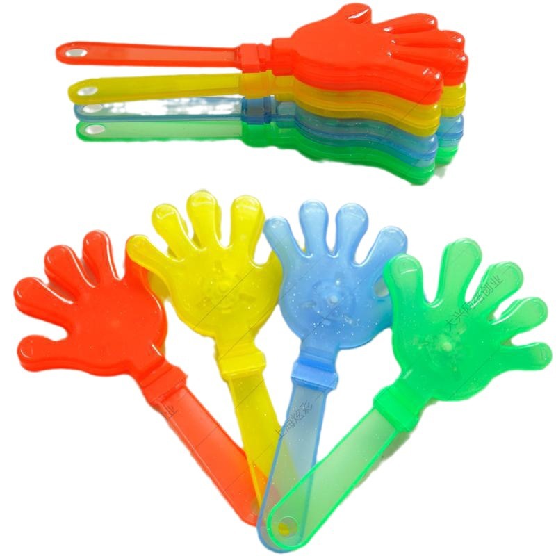 28 Large Hand Clapping Device Luminous Small Palm Clapping Toy New Plastic Clapping Hands Led Lamp Palm Glow Stick Support Batch