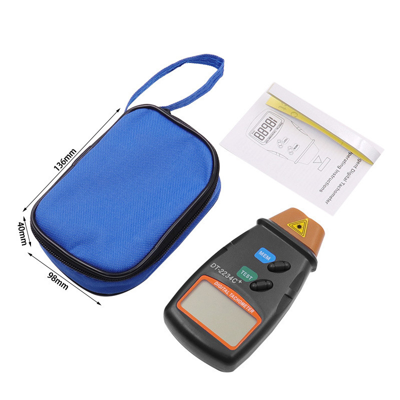 Digital display laser tachometer non-contact machine tachometer motor tachometer motor tachometer photoelectric tachometer