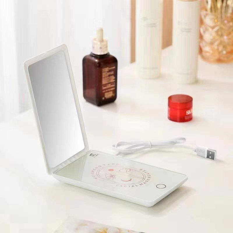 Portable Small Makeup Mirror, Wet Wipes, USB Heater, Heating Device, Winter Facial Mask Warming Device, Warmer, Hot Compress