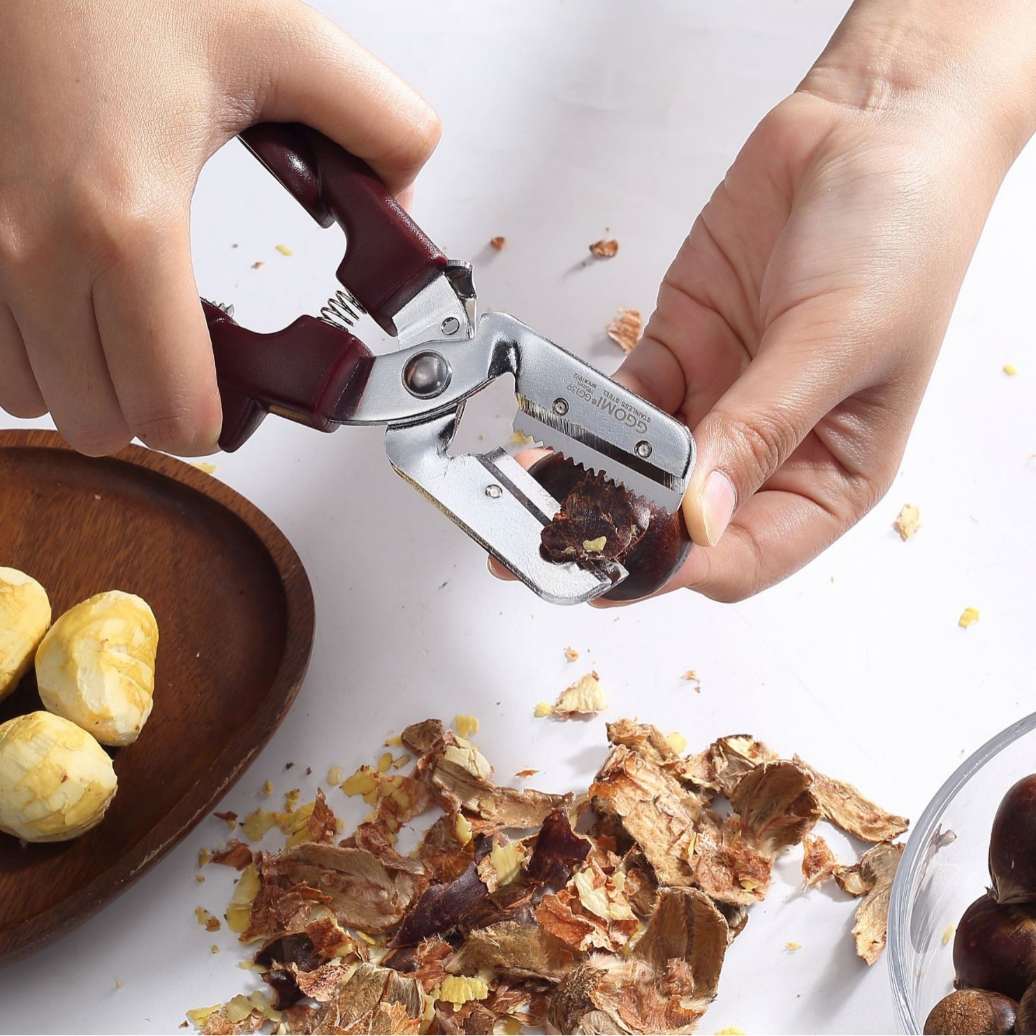 Chestnut Opener Tool, Chestnut Peeler, Shell Remover, Chestnut Clipper, Chestnut Shell Scissors, Nut Opener Clip