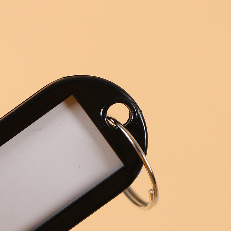 in stock key card color PP plastic classification number plate hotel hotel mark writing key chain accessories wholesale