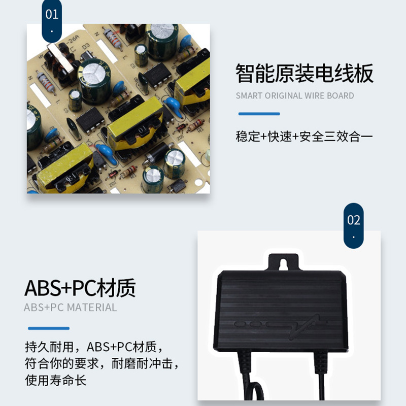 12V1A Power Adapter Set-Top Box Monitor Camera Us Standard European Standard British Standard with Power Charger