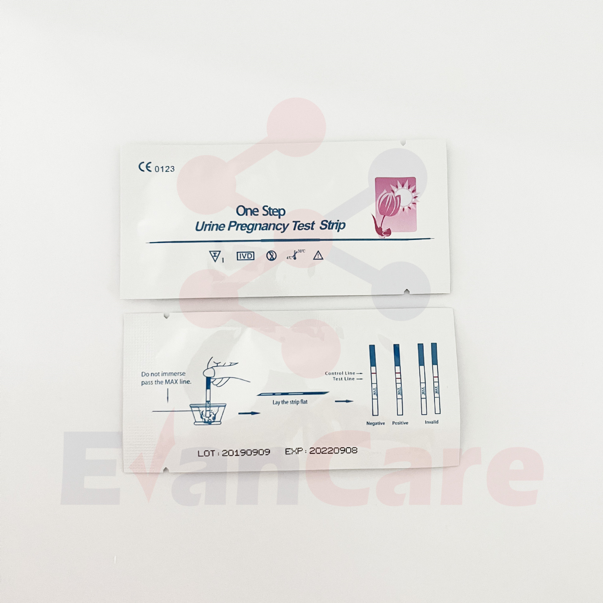 HCG cross-border export English packaging pregnancy test stick EBON pregnancy test paper early pregnancy test pen