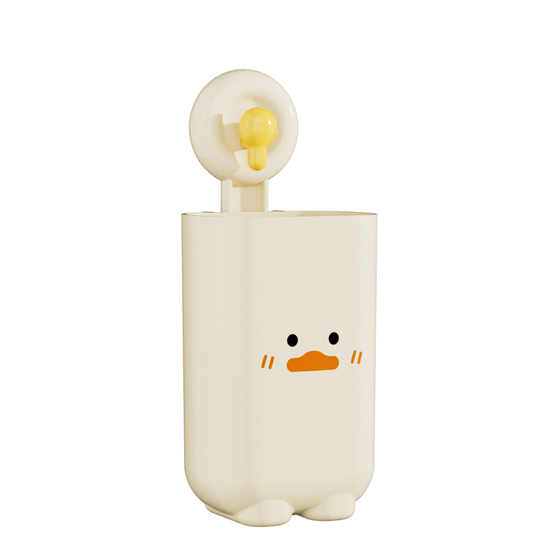 Suction Cup Chopsticks Storage Box Chopsticks Holder Wall-mounted Kitchen Household New Style Spoon Chopsticks Storage Rack Draining Chopsticks Cage Chopsticks Bucket