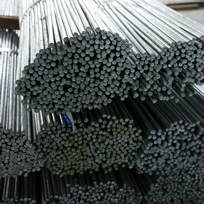 Can Be Wholesale Can Retail Galvanized Round Steel Rod 8 # Gb Q235B Lightning Protection Galvanized Round Steel Grounding Rod 42Crmo