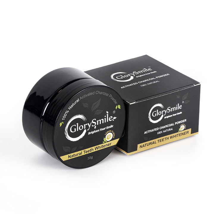 Factory wholesale activated carbon tooth powder bamboo charcoal black tooth powder baking soda bright white tooth powder cleaning mouth stain cleaning tooth powder