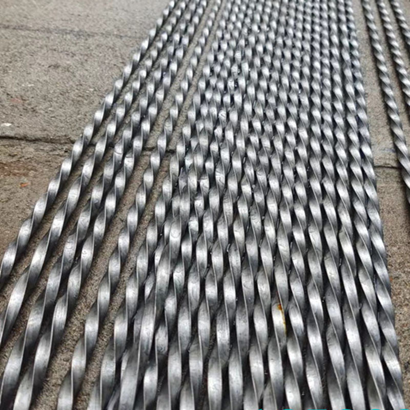 304/316 Stainless Steel Twisted Steel Twist Steel Threaded Steel Spoiler Auger Twisted Square Steel Manhole Anti-Skid Rod