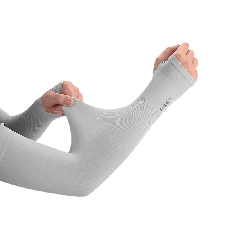 Ice sleeve women's sun protection oversleeve men's summer UV protection arm arm oversleeve Ice Silk gloves long sleeve wholesale