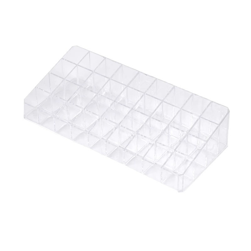 Lipstick Storage Box Dustproof Desktop Cosmetic Nail Polish Transparent Lipstick Box Advanced Lip Glaze Acrylic Storage Rack