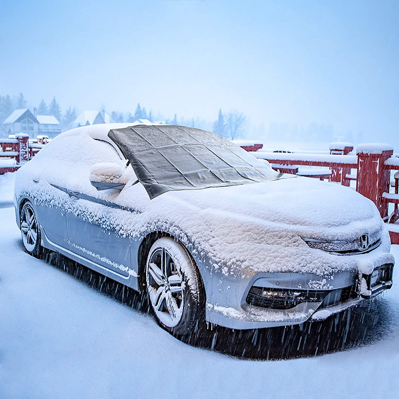 Кросс-бордовый популярный автомобильный снегозащитный экран для лобового стекла, магнитный снегозащитный экран, зимний снегозащитный экран