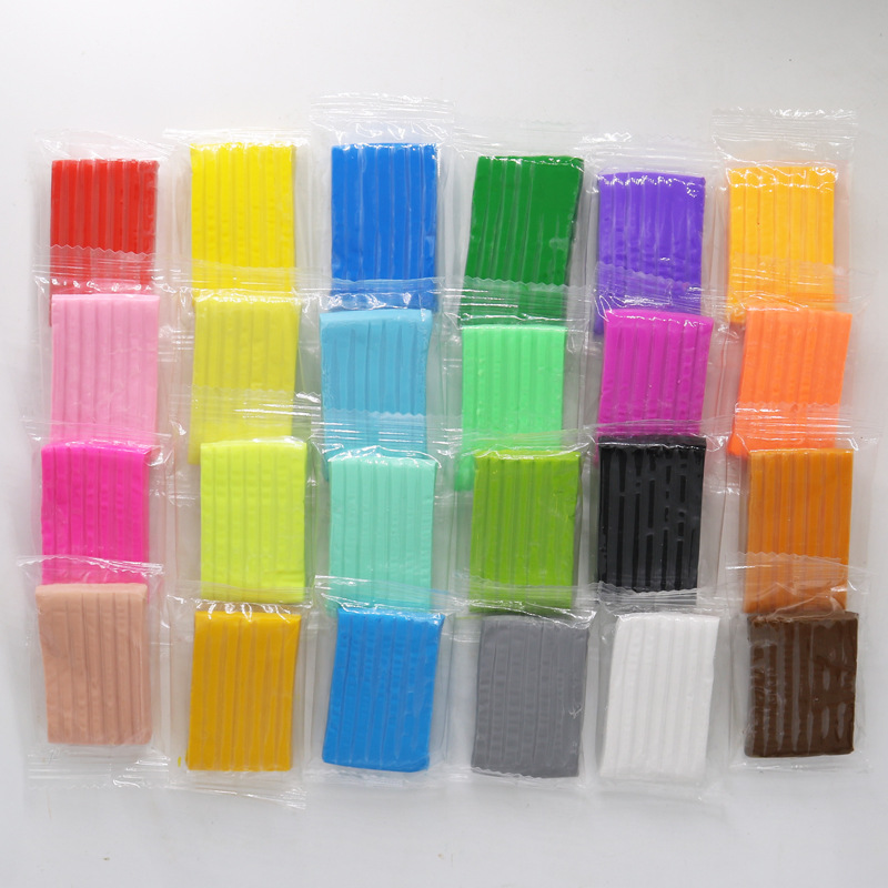 Оптовая 20г экологически чистая цветная глина для детей, игрушки для лепки, мягкая глина