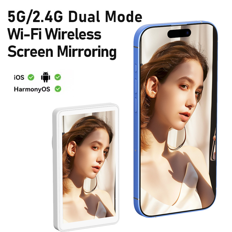 Mobile Phone Rear Selfie Display Magnetic Rear Camera Live Streaming Video Recording Real-Time Screen Mirroring Device Small Size