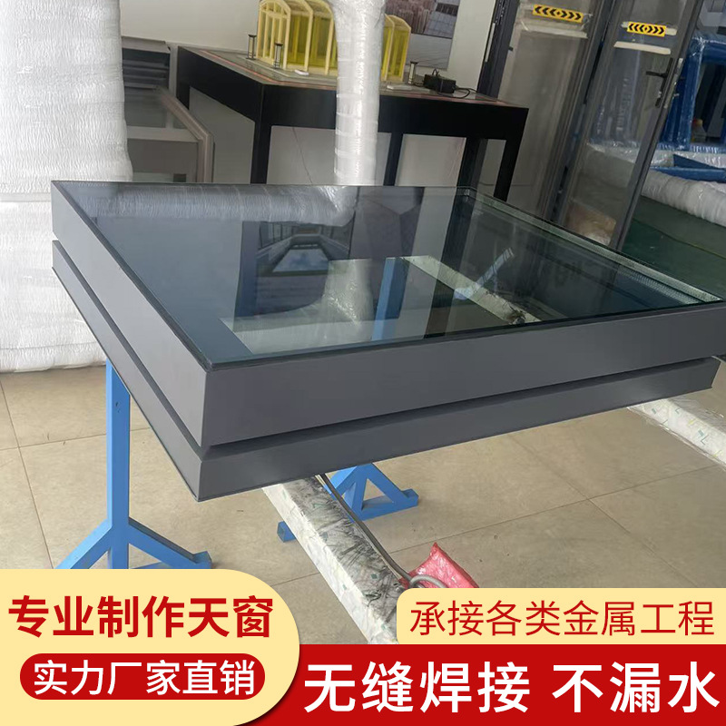 Алюминиевый электрический люк для наклонной крыши, окно для лестницы, солнечной комнаты