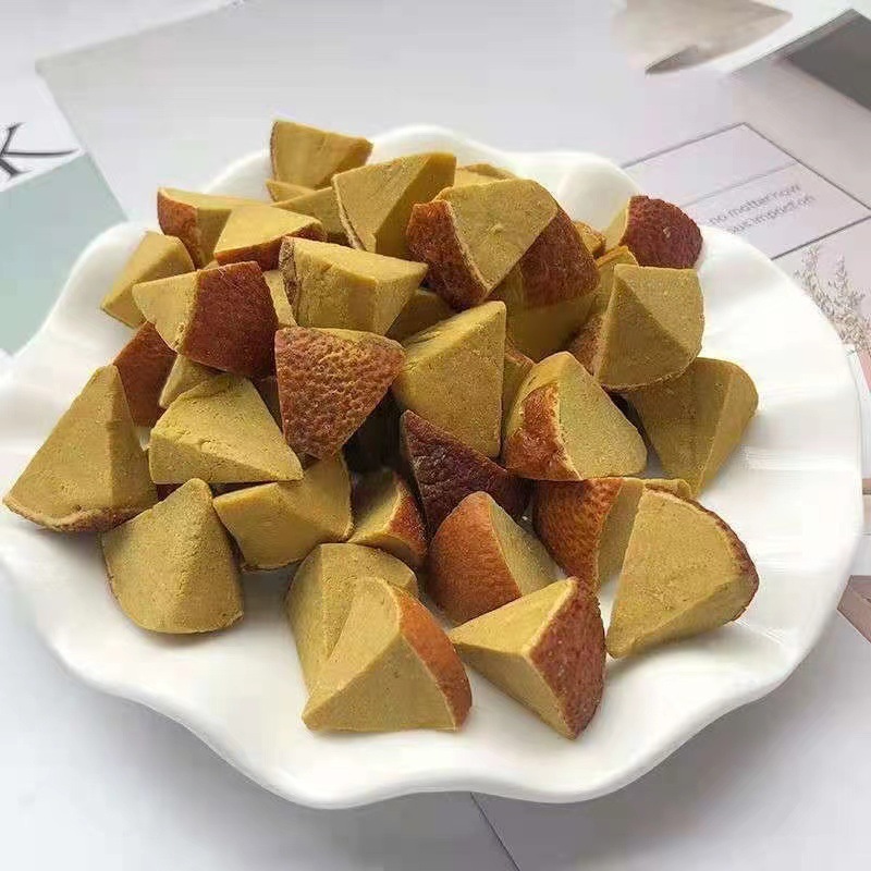 Authentic Huazhou Orange Red Aged Eight Immortals Fruit Refreshing Licorice Tangerine Peel Pomelo Ginseng Refreshing Ginseng Fruit 250g Canned Bag