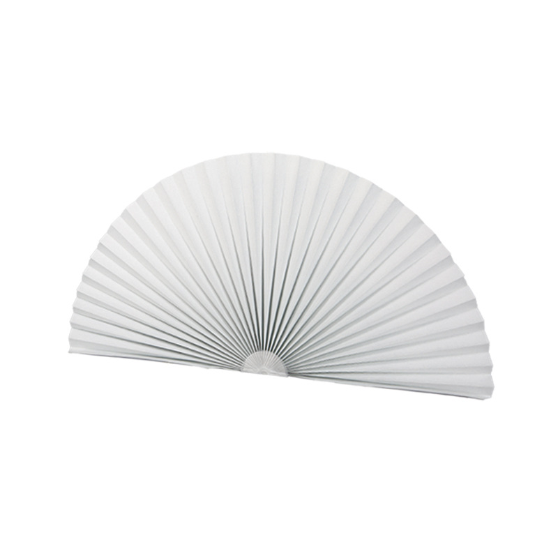 Punch-free Arc Window Folding Curtain Semi-circular Simple Folding Curtain Cutting Semi-shading Pleated Curtain