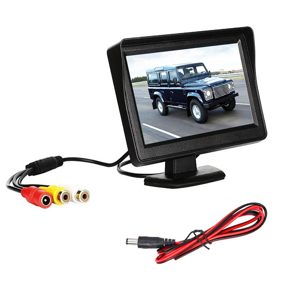 Cross-Border Vehicle Car Display Reversing Image Av 4.3inch Display Truck 5inch 7inch
