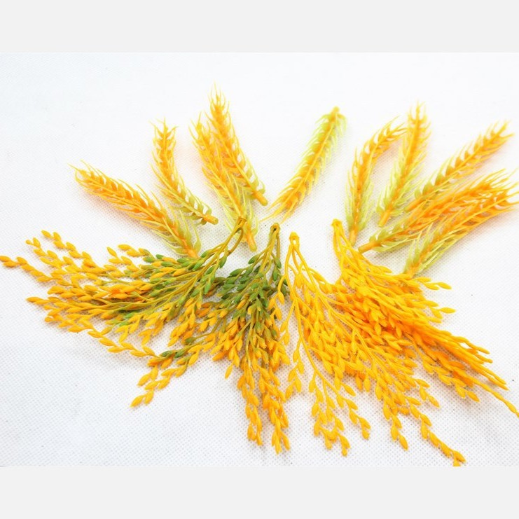 Имитация риса, модель рисового поля для декора