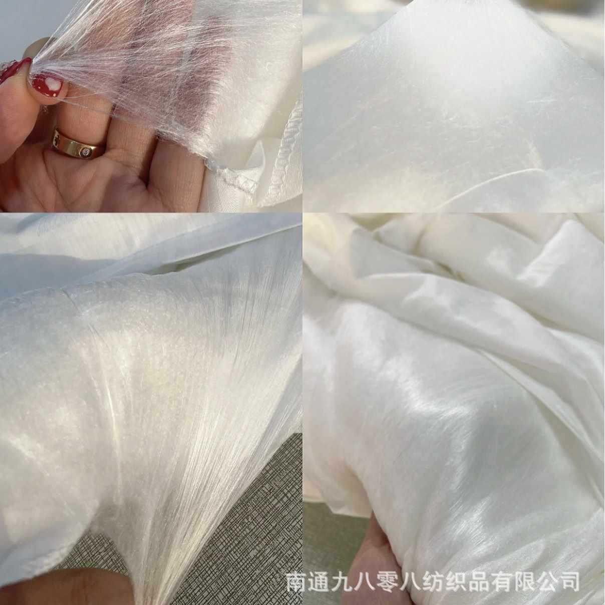 ◇ Tongxiang Manufacturer Wholesale Double-Ply Mulberry Silk Semi-Finished Products, Raw Silk, Silk Quilt, Raw Silk Long Fiber Quilt