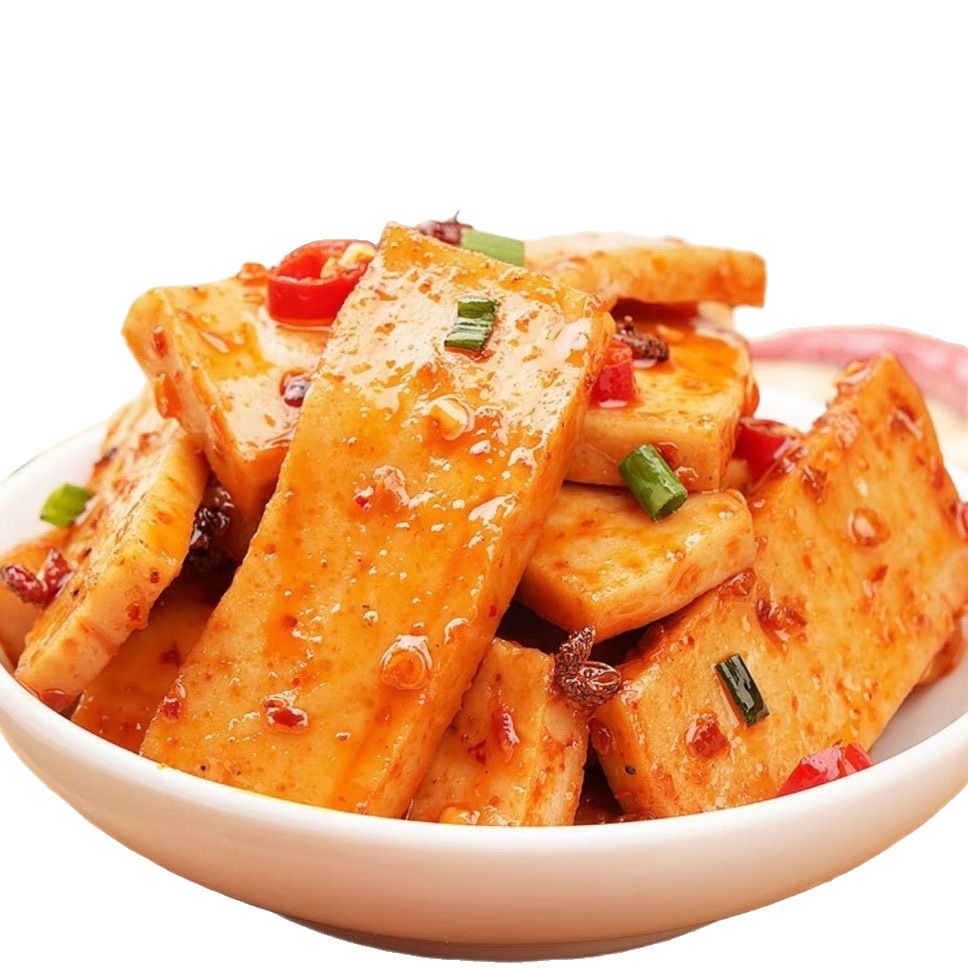 Spicy Dried Tofu Snacks Wholesale Hand-Ground Dried Tofu Small Package Spicy Snacks Bulk Casual Snacks Gift Pack