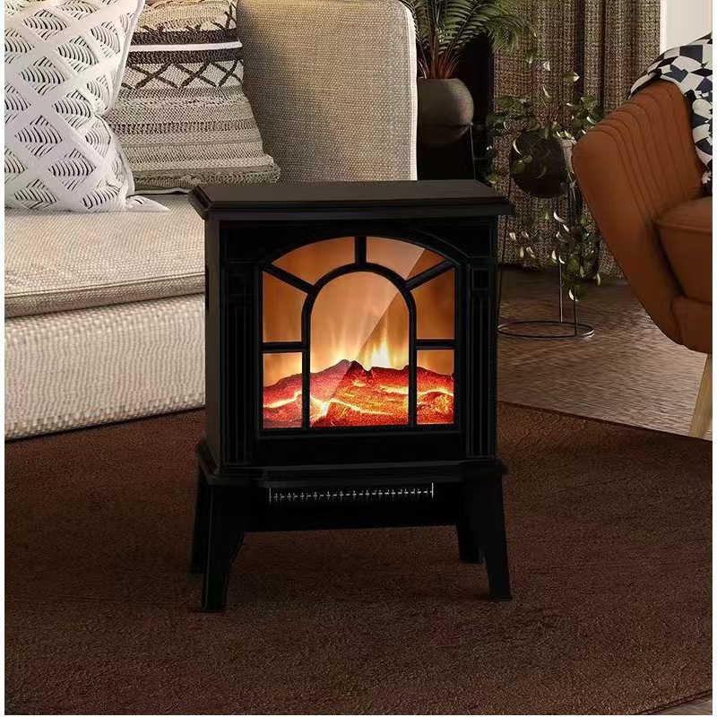 2024 electric fireplace heater 3D simulation flame heater fast heating stove office home electric heating new