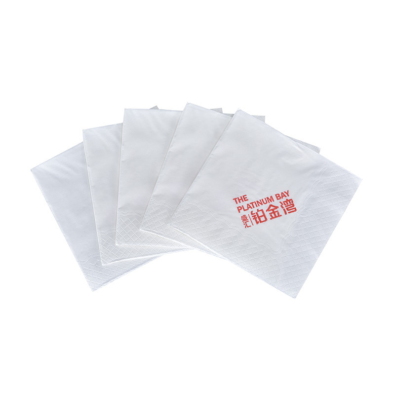 Customized Napkins with Printable Logos, Advertising Napkins, Custom-Made Western Restaurant Milk Tea Shop Commercial Square Napkins