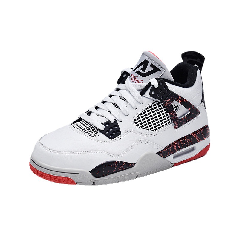 Putian Shoe Factory Wholesale Jordan 4 Men's Shoes Mj4 Basketball Shoes Chanyi Hot Lava White Cement Sports Shoes Trendy Hot Style