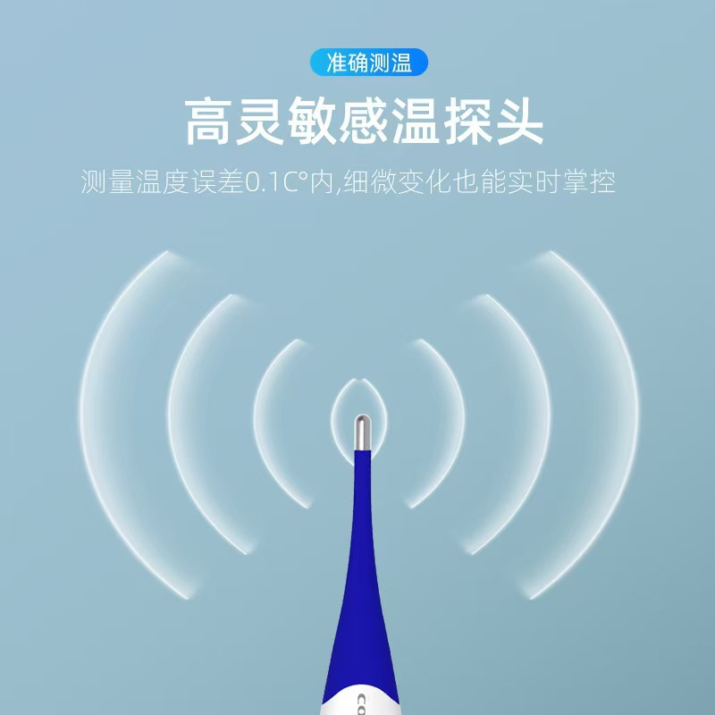 Electronic thermometer export cross-border FDA 510K certification oral underarm rectal soft head thermometer factory wholesale