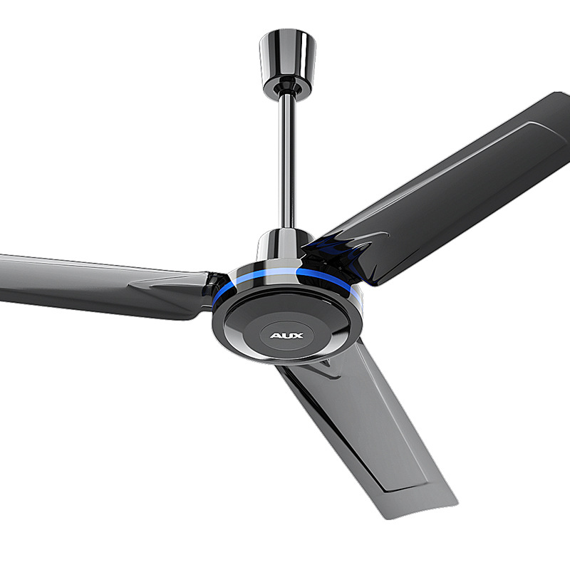 Ox 1400 ceiling fan three-leaf black remote control household ceiling fan 56-inch five-leaf industrial fan ceiling fan