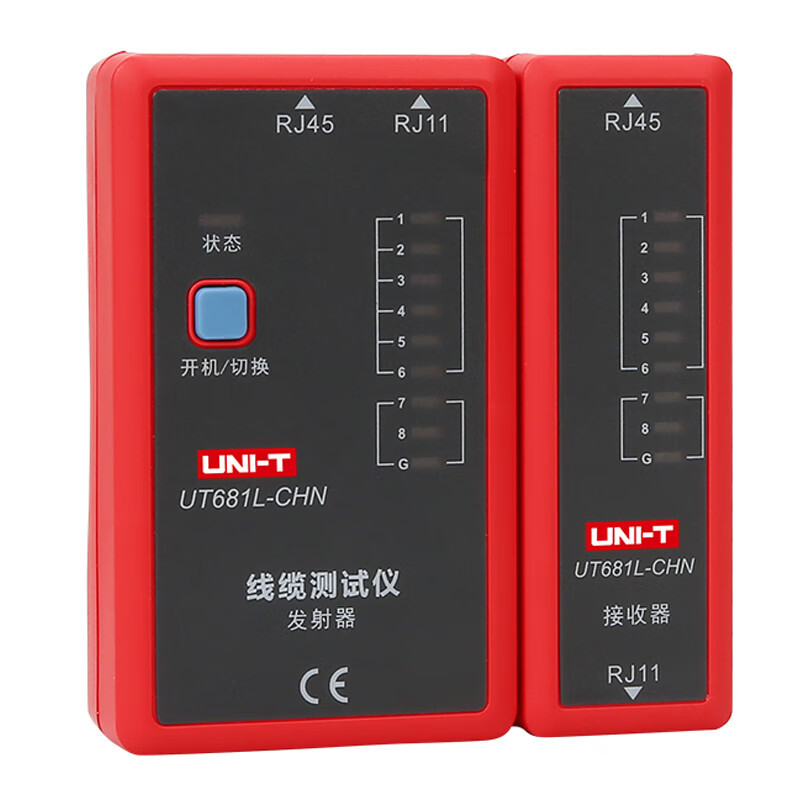 Uleid (UNI-T)UT681L Finder RJ45/RJ11 Wire Check Cable Tester