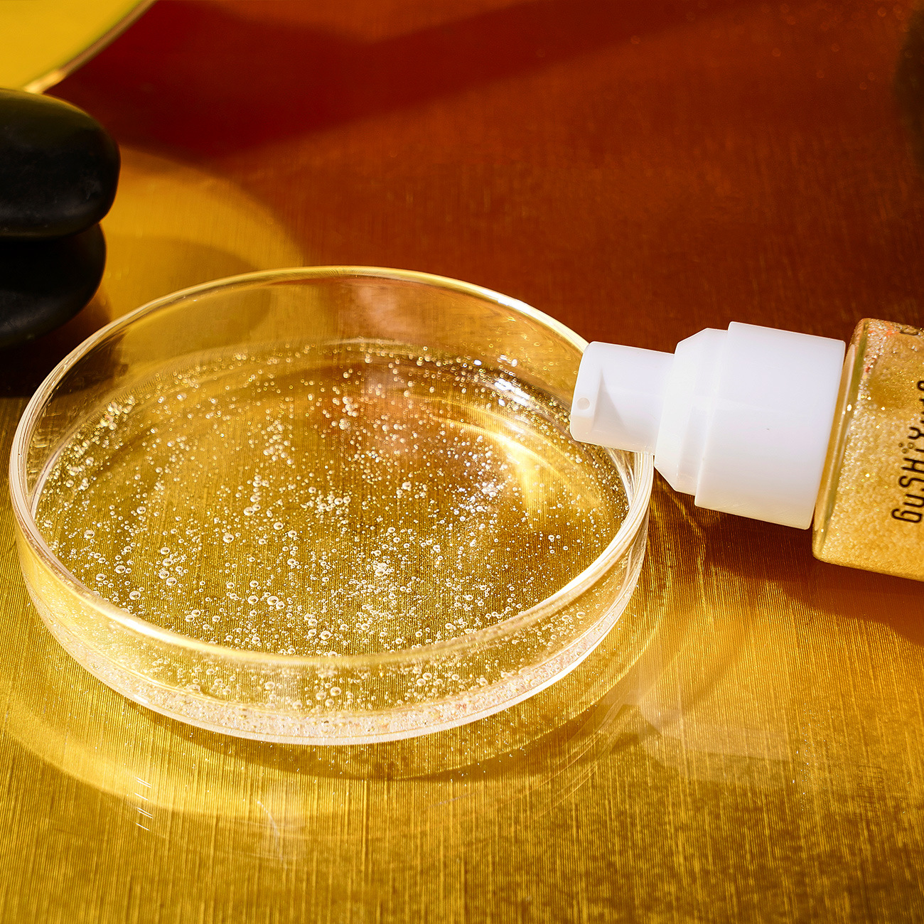 Anti-Wrinkle Gold Liquid Essence Facial Essence for Men and Women 40Ml/Tube Export Processing Oem/Odm