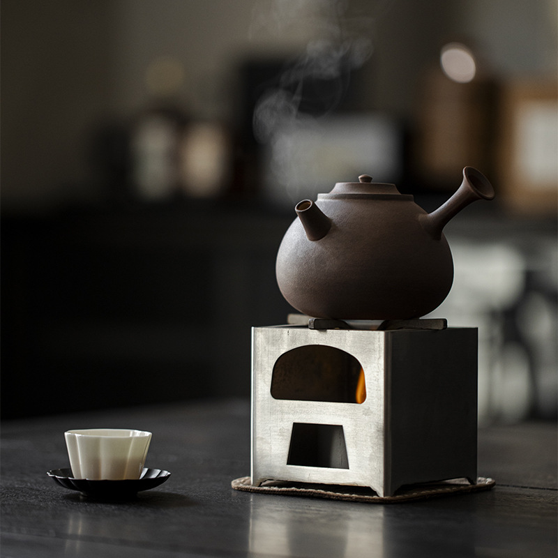 304 Stainless Steel Carbon Stove Alcohol Stove Candle Warm Tea Stove Enclosing Stove Tea Blast Metal Blast Stove Stove Carbon Stove